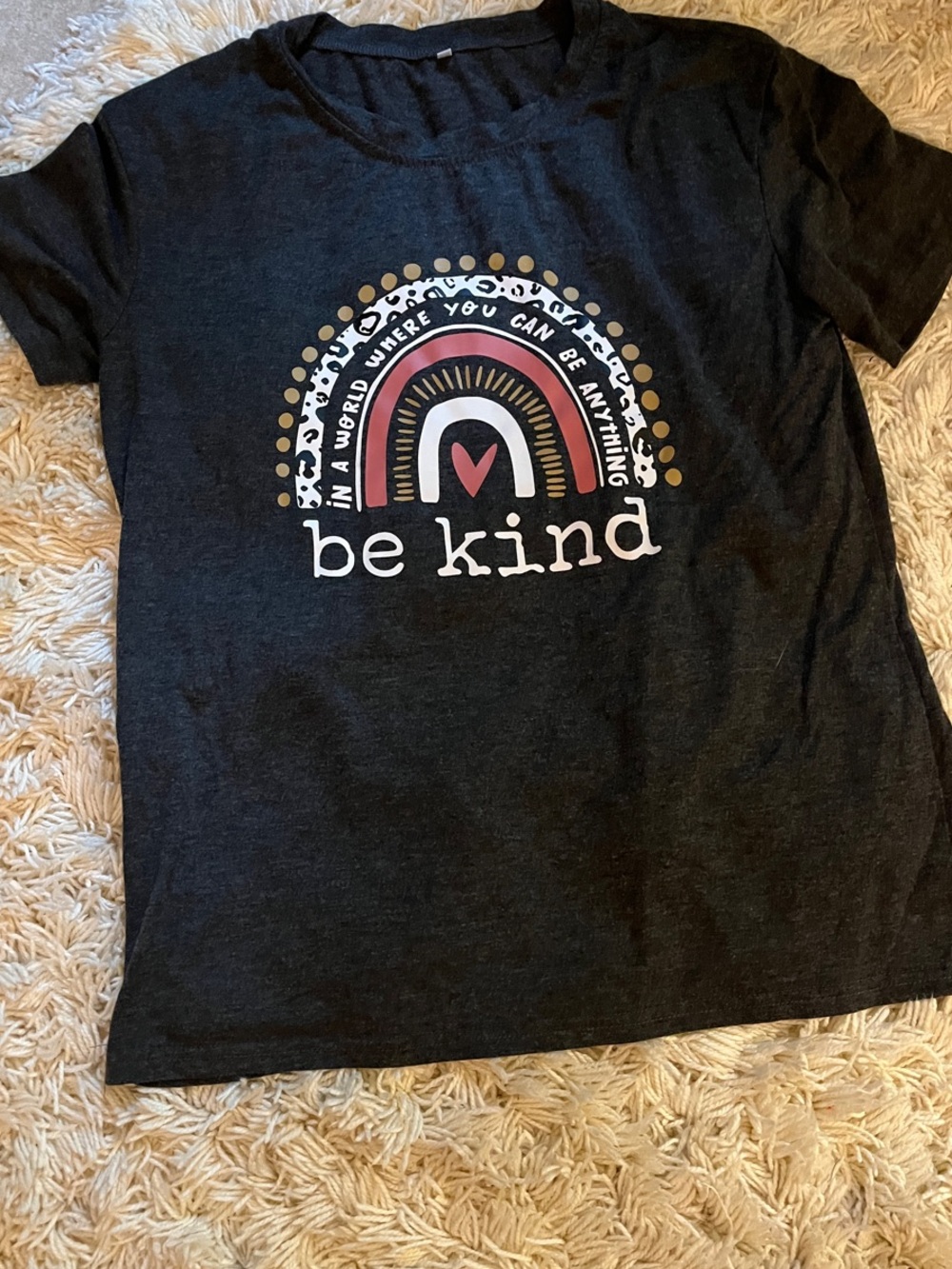 'Be Kind' Graphic Tee - Black